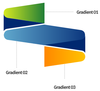 한국한의약진흥원 심볼, Gradient 01, Gradient 02, Gradient 03