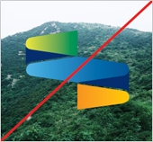 한국한의약진흥원 심볼 이미지 배경 사용금지 관련 이미지